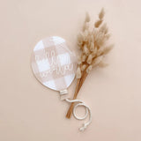 Hello World Announcement Balloon