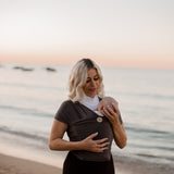baby wrap carrier, baby carrier, australian baby carrier, australian baby wrap carrier, stretchy baby wrap carrier, baby carrier australia