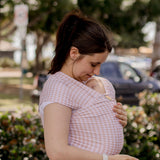 Baby Wrap Carrier - Houndstooth PRE-ORDER
