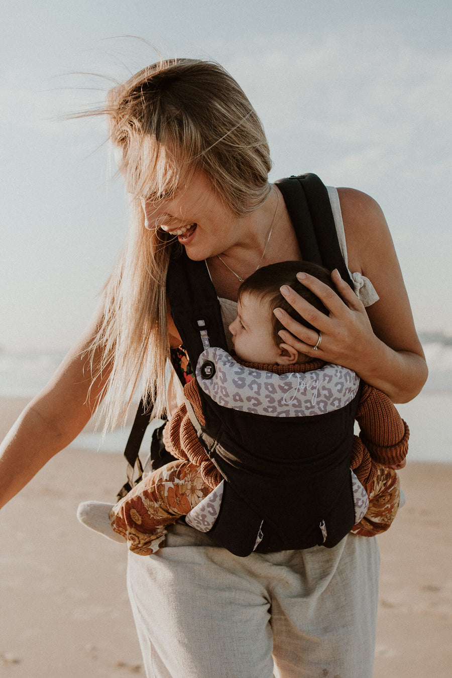 Rider Baby Carrier Best Buckle Carrier Leopard Print Baby